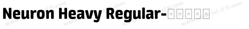 Neuron Heavy Regular字体转换